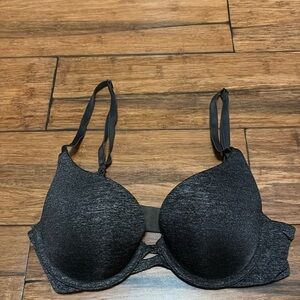 Victoria’s Secret Perfect Shape Push Up Bra 32A Grayish Black